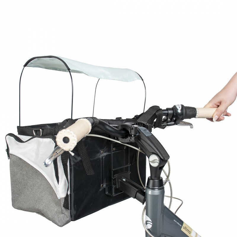 Duvo+ torba za biciklo za pse sa suncobranom 34x26x26 cm