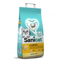 Sanicat posip za mačke Clumping Unscented 8 l