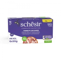 Schesir Complete Nutrition Multipack Tuna i Govedina u želeu 6x50g
