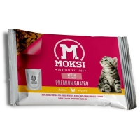 Moksi Kitten preliv za mačiće Piletina u sosu 4x100g