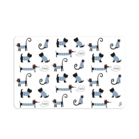 Podmetač za činije Hello Dogs Cats 43 x 28 cm