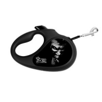 Collar WAUDOG Retractable povodac Joker Crni