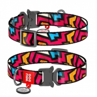 Collar WAUDOG ogrlica za pse sa metalnom kopčom Graffiti