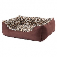 Pawise Deluxe Square krevet za pse Leopard