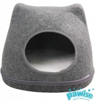 Pawise Felt Cat Cave ležaljka za mačke Iglo Siva