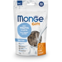 Monge Kitten Gift Filled and Crunchy Growth Support Pastrmka sa Mlekom 60 g