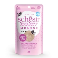 Schesir Baby Cat Mousse Piletina i pileća jetra 70 g