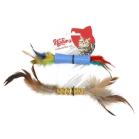 Natura Plastic and Natural Fiber Double Teeth Scratching Cat Toy