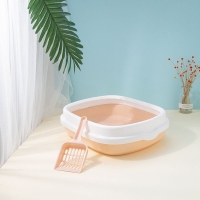 Toalet za mačke Removable Cat Box Narandžasti