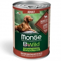 Monge BWild Grain Free konzerva za pse Jagnjetina 400 g