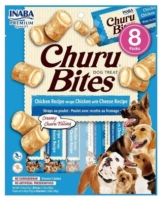 INABA Churu Bites Mini za pse - Piletina i sir 8x12g