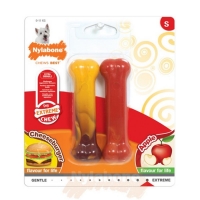 Nylabone igračka za pse kost Čizburger i Jabuka