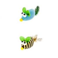 Igračka za mačke Štraftasti Miš sa Velikim Očima