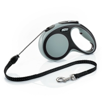 Flexi povodac New Comfort Uže Sivi