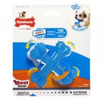 Nylabone igračka za štence dupla kost sa mirisom Govedine