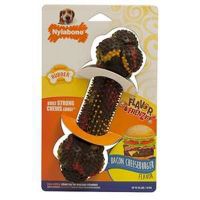 Nylabone igračka za pse kost sa mirisom Čizburgera i Slanine