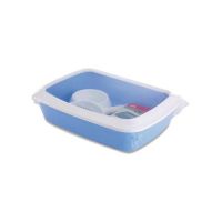 Toalet za mačke Iriz starter kit Plavi