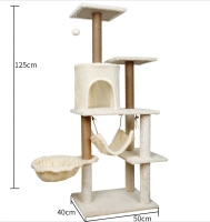 Grebalica za mačke Toranj 50x40x125 cm